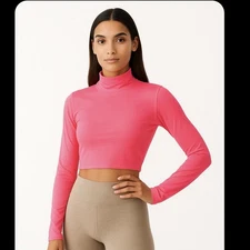 Jamie Sadock Sunsense Venus Women’s Size S SPF 30 Long Sleeve Sheer Pink  NWT