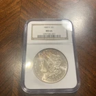 1880-S Morgan Dollar NGC MS64! Natural Toning!