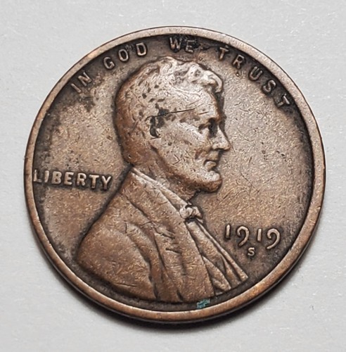 1919 S LINCOLN WEIZENPFENNIG #P1441
