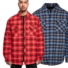 Urban Classics - Plaid Quilted Shirt Jacket