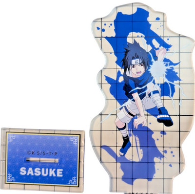 Naruto Boruto Daiso Big Acrylic Stand Sasuk Uchiha Japan NEW Collection