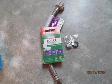 Fluidmaster Universal Toilet Connector-7/8” Ballcock X 12”Length-Stainless Steel