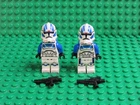 Lot 2 Lego Star Wars Clone Jet Trooper 501st Legion Minifigures 75280 GG67
