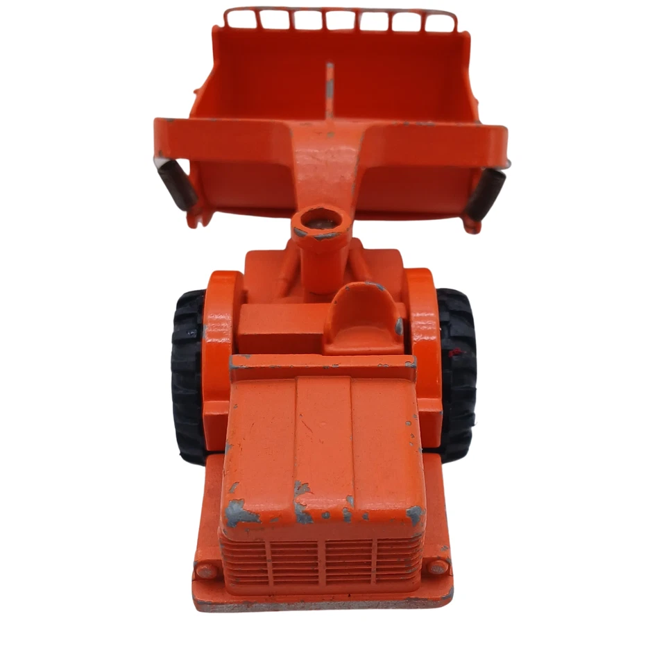 Matchbox King Size No.6 Allis Chalmers Motor Scraper Lesney Vintage Orange Toy - Image 3 of 4