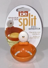 Joie Split Egg Separator Clips On To Most Size Bowls - Brand New