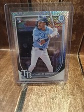 2025 Bowman Chrome - Chandler Simpson #18 Mega Box Mojo Refractor (RC)