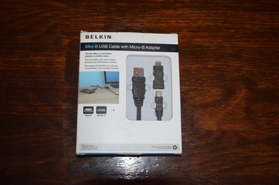 mini usb cable+ Micro-B Adapter