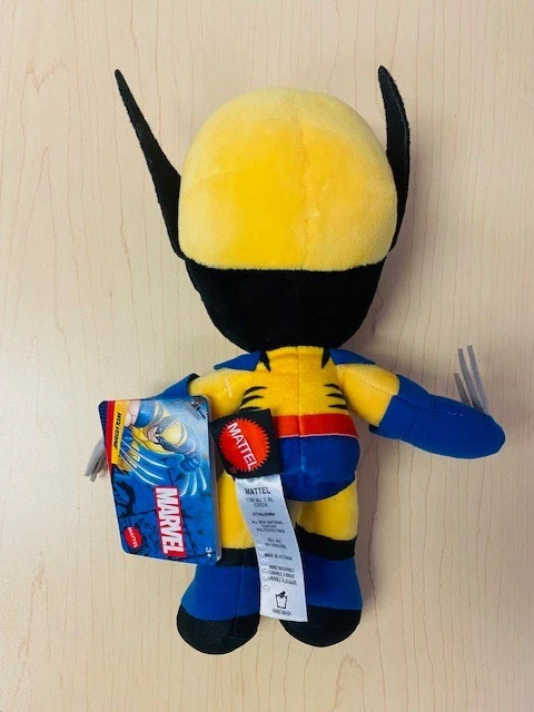 Marvel X-Men Wolverine 8-inch Plush - Collectible Stuffed Figure - New - Image 3 of 3