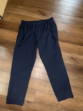 Nike Blue Dri-Fit Woven Training Pants Joggers Size XLarge EUC Free Shipping 2