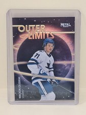 2025-26 Skybox Metal Universe Macklin Celebrini #OL-48 Outer LImits GOLD /99