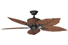 Concord Fernleaf Breeze 52" Rustic Iron Indoor/Outdoor Ceiling Fan 5-Blade 52FEB