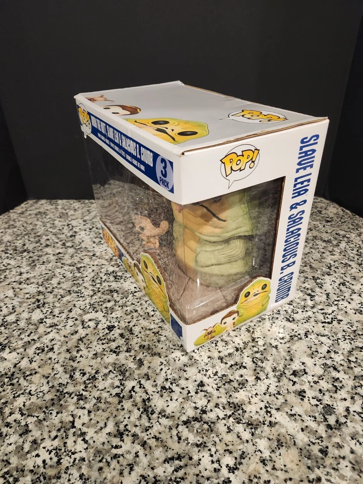 Jabba the Hutt Salacious Crumb Slave Leia Paquete de 3 Funko Pop Star Wars Sin usar, en caja NUEVO #2 Foto 4 de 4