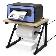 Label Holder for Rolls and Fan-Fold Labels, Shipping Label Roll Holder for Th...