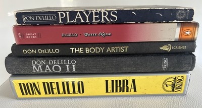 Lot of 5 Books by Don Delillo White Noise The Body Artist Players Mao II Libra