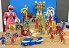Vintage Power Rangers Action Figure Lot Mighty Morphin Heroes Villains Zords