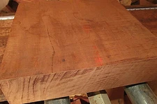 448: TWO EXOTIC THICK KILN DRIED SAPELE TURNING BLANKS WOOD TURNING 4" X 4" X 8"