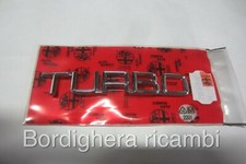 ALFA ROMEO 164 TURBO STEMMA LOGO SIGLA SCRITTA BADGE SCRIPT EMBLEM NEW! GENUINE