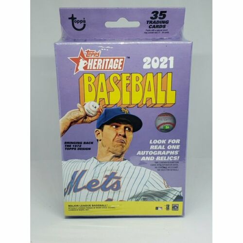 2021 Topps Heritage MLB Baseball Factory Sealed Retail Hanger Box - Picture 1 of 1