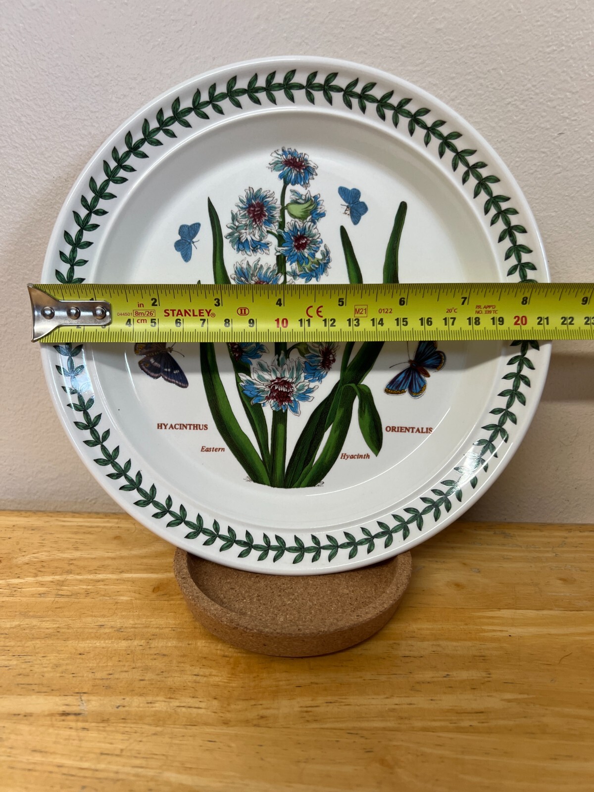 Portmeirion Botanic Garden Plate Hyacinthus Orientalis Eastern