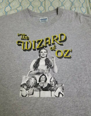 トップス 90s Wizard Of Oz movie promo T-shirt Vintage 90s Wizard of Oz Movie T Shirt Promo Dorothy Characters