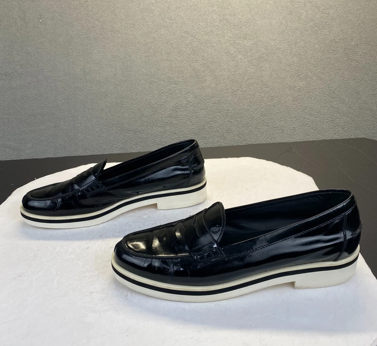 TOD’S Mocassino da guida donna in pelle Pebble taglia 38 1 2 US