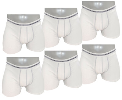 sloggi 6x Herren Slip Short Match Größe M UVP 74,85  Weiß Boxershorts Unterhose