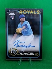 2024 Topps Chrome John McMillon #RA-JMC On Card Autograph Kansas City Royals RC