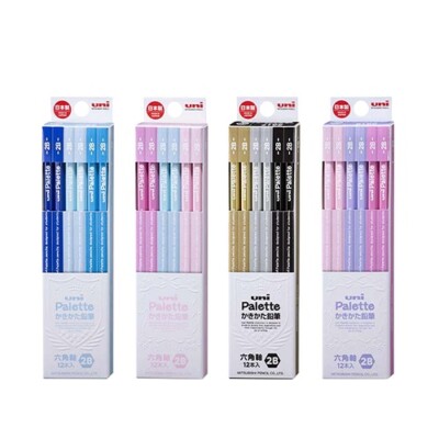 Uni Palette hexagonal pencil choose from 28 type PLT