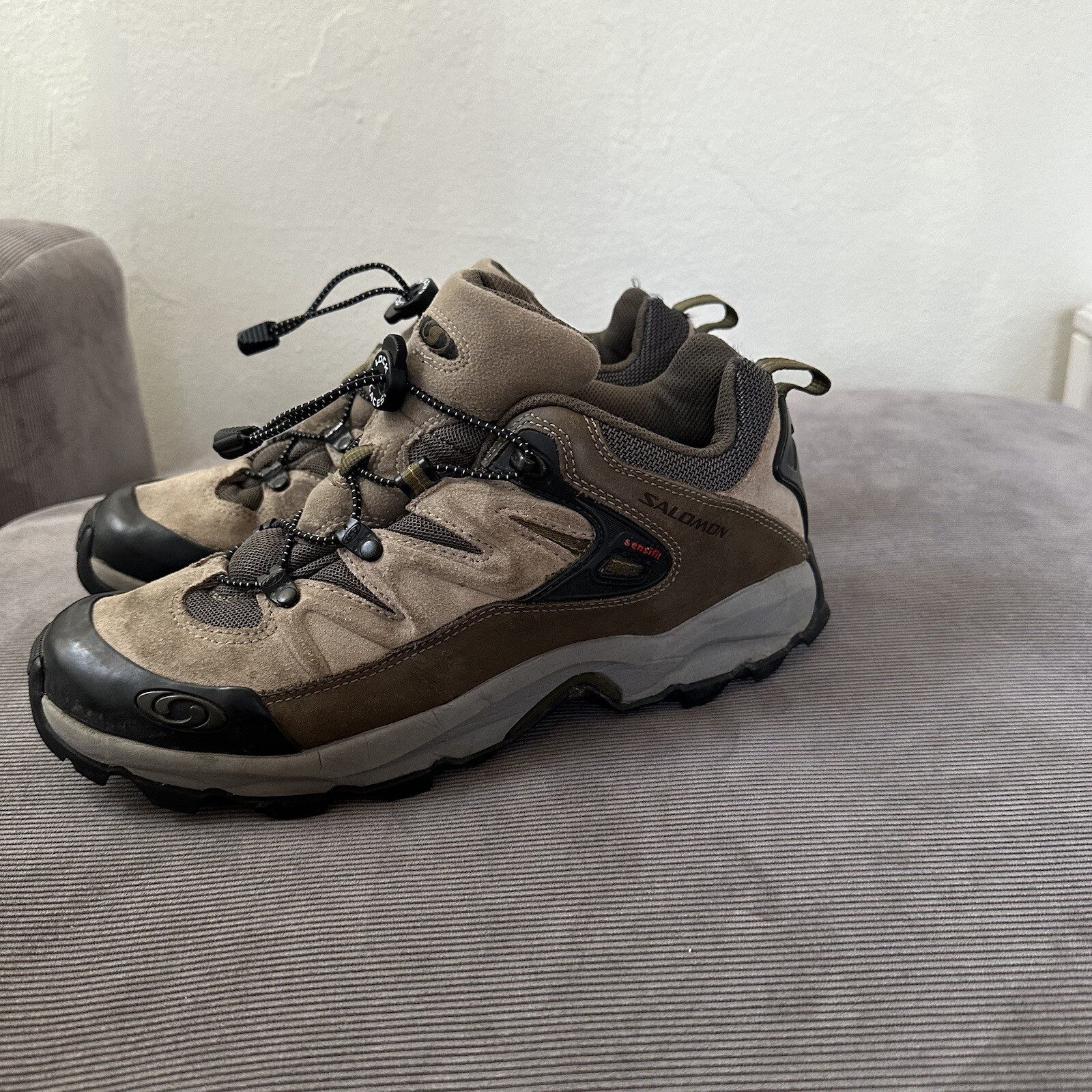 Salomon Hiking Trail Shoes Stivali Donna TAGLIA 10 5 Sensifit Contagrip Suole