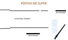 Pentax ME Super Light Seal Kit And Mirror Damper