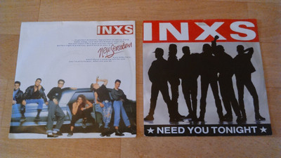 INXS -Single New Sensation +  Need you tonight Vinyl 7'' 80´er Rock