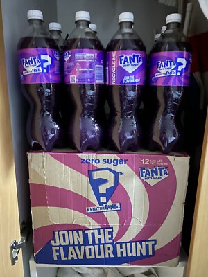 FANTA #WHATTHEFANTA Purple Mystery Flavour What The Fanta Drink 1.25LVeryLastFew