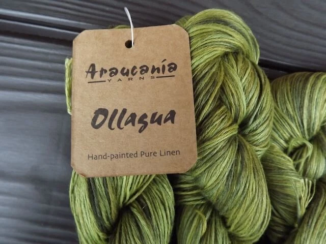 Araucania Ollagua, 5 skeins, 5 x 100 gr. 280 yards each, 100 % hand-paint linen - Image 2 of 3