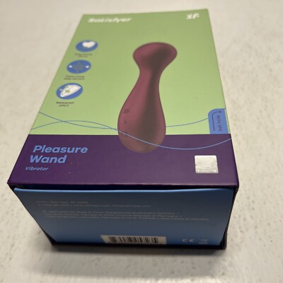 SATISFYER PLEASURE WAND vibrator BODY FRIENDLY SILICONE SUPER STRONG WATERPROOF