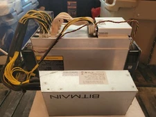 Bitmain AntMiner L3++ ~600MH/s+ Litecoin Miner with PSU good fully working cond