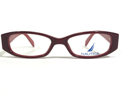 Nautica Petite Small Eyeglasses Frames N8038 654 Red Rectangular 48-16-135