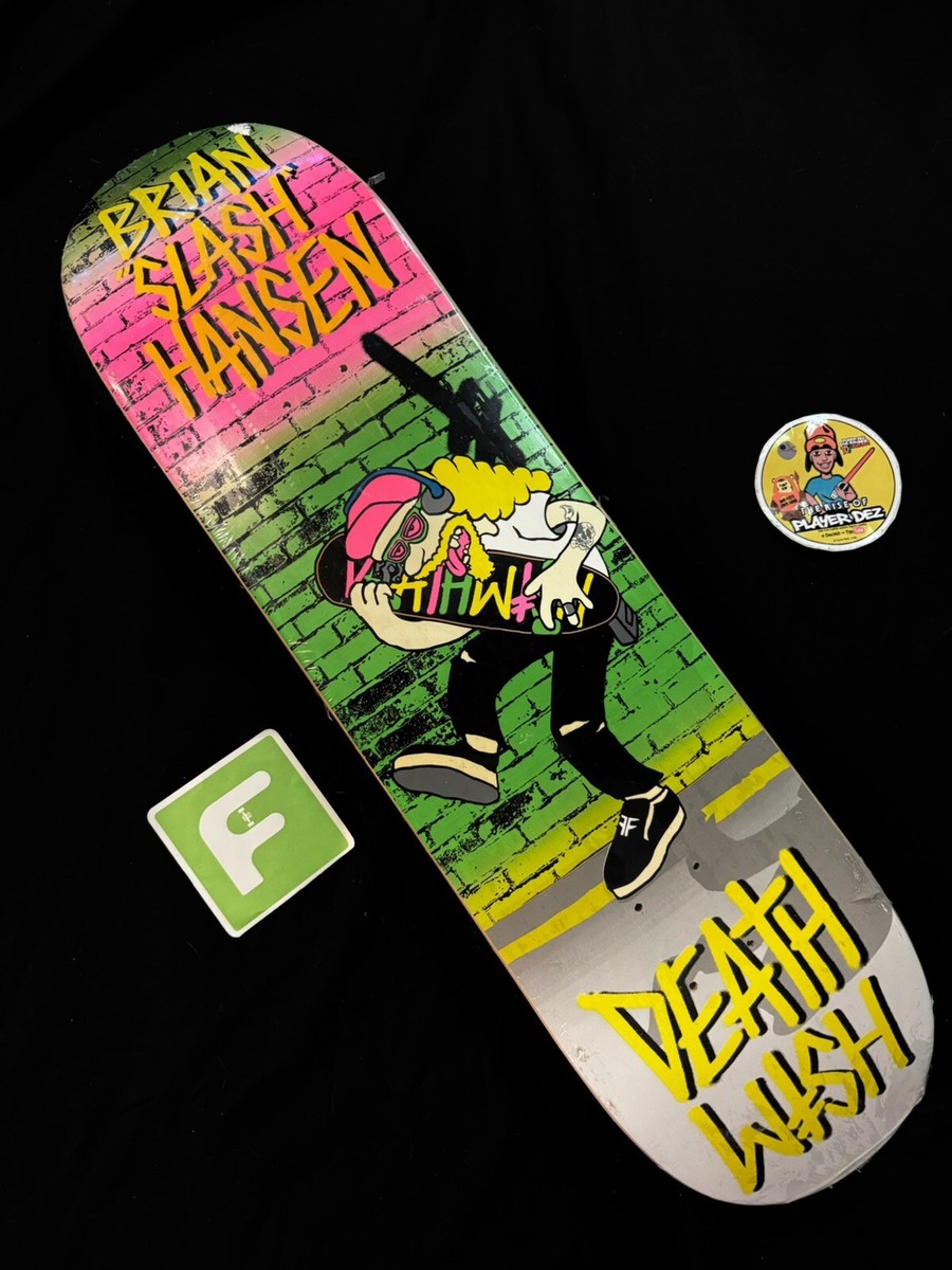 超希少‼︎DEATHWISH SKATEBOARDS CLOTH BANNER SUPER RARE Brian SLASH Hansen Otto The Simpsons Deathwish