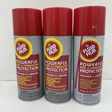 3 Pack Fluid Film AS11 Rust & Corrosion Inhibitor Protection New Free Shipping