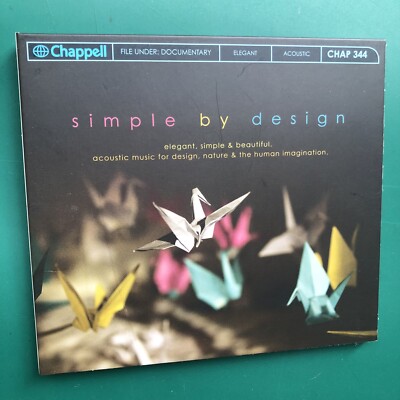 SIMPLE BY DESIGN Electronic Library CD Acoustic Nature Human Imagination FX NM