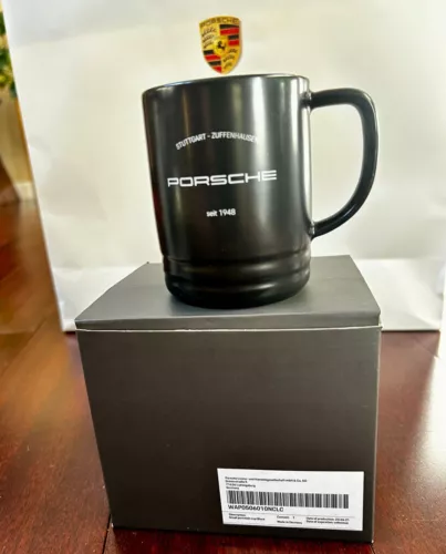 Porsche Classic Porcelain Coffee Mug Matte Black