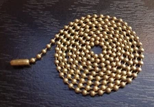 27" Antique Bronze Military BallBead Dog Tag Chain Necklace Army Marines Navy AF