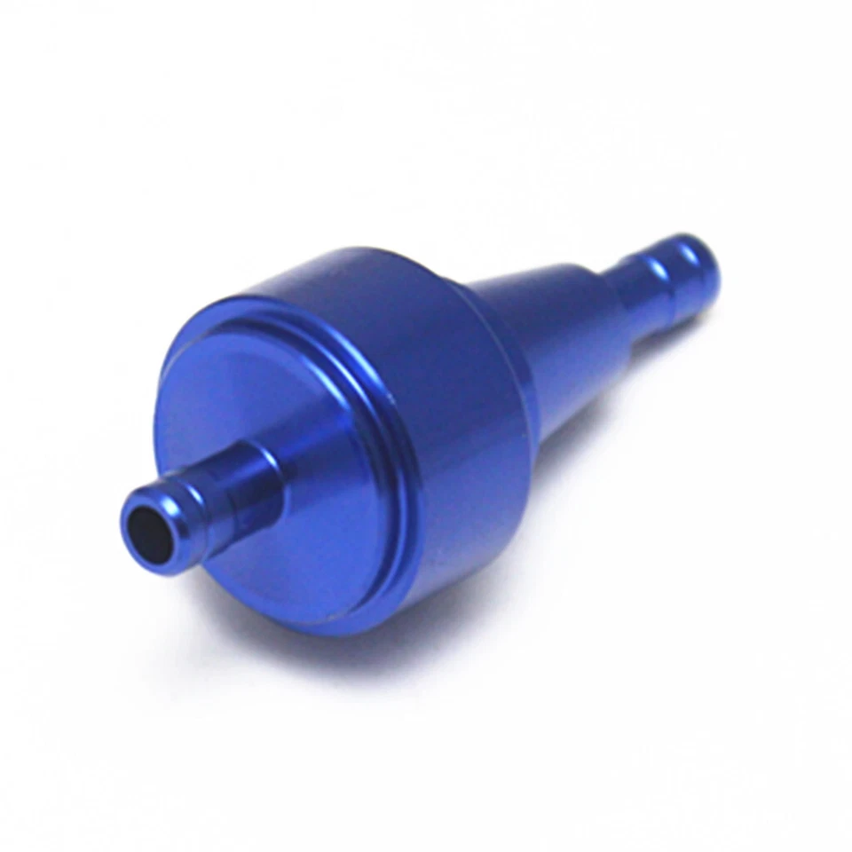 Limpiador de filtro de combustible de gasolina universal de 6 mm doble bicicleta deportiva para Honda Kawasaki Foto 3 de 4