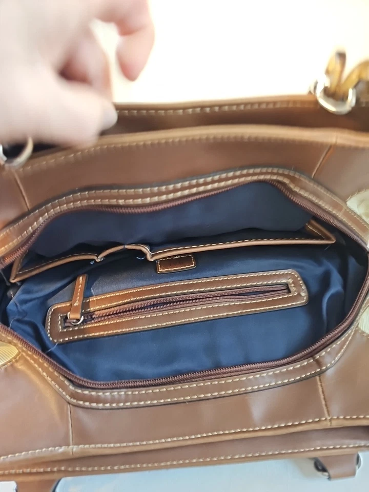 Cartera CHAPS Beige Jacquard - 3 Compartimentos Cremallera Foto 4 de 4