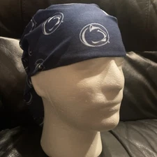 Penn State Nittany Lions bandana/ Face Mask/ Neck Scarf/ Hair Band Multiple Use/