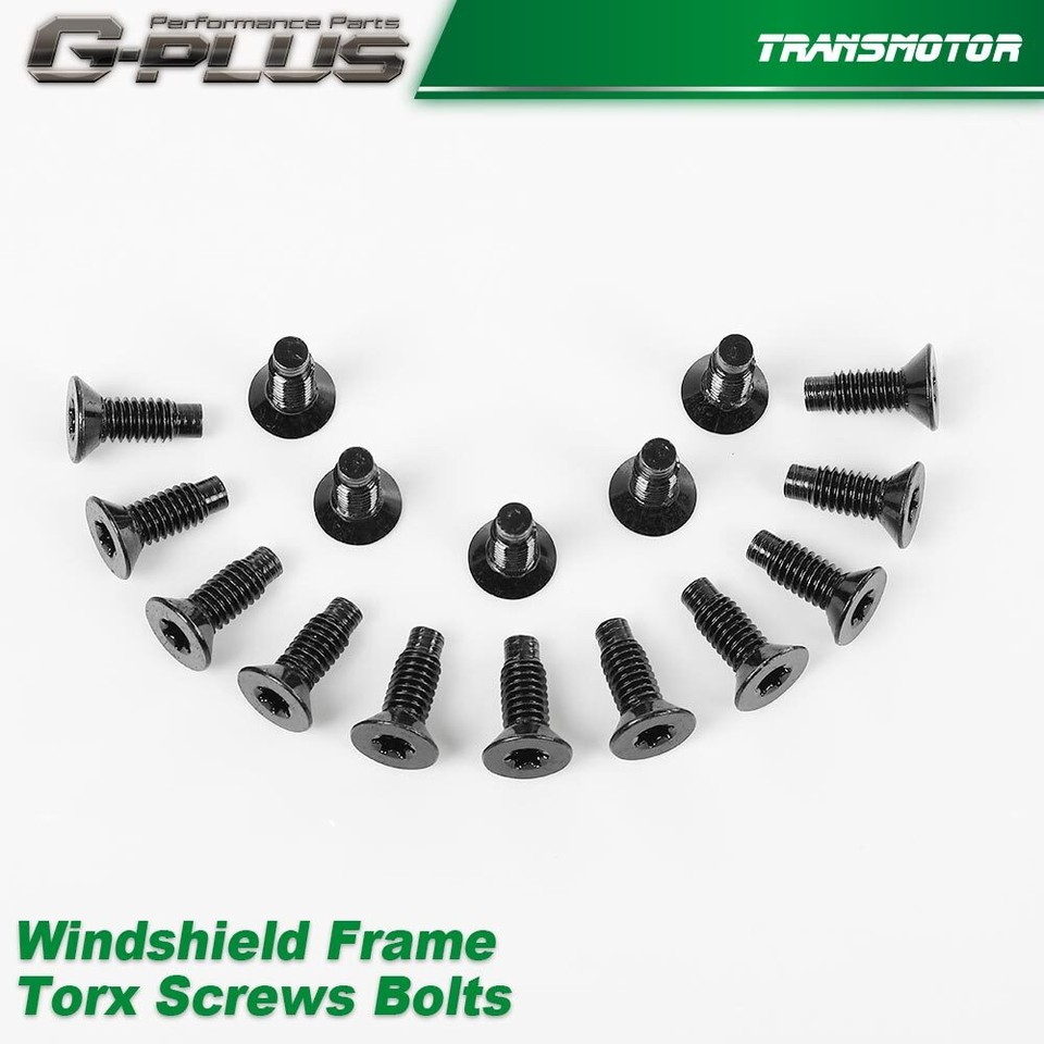 16 Ea. 1976-2006 Jeep CJ / YJ / TJ  Wrangler Windshield Hinge Torx Bolts Screws - Foto 8