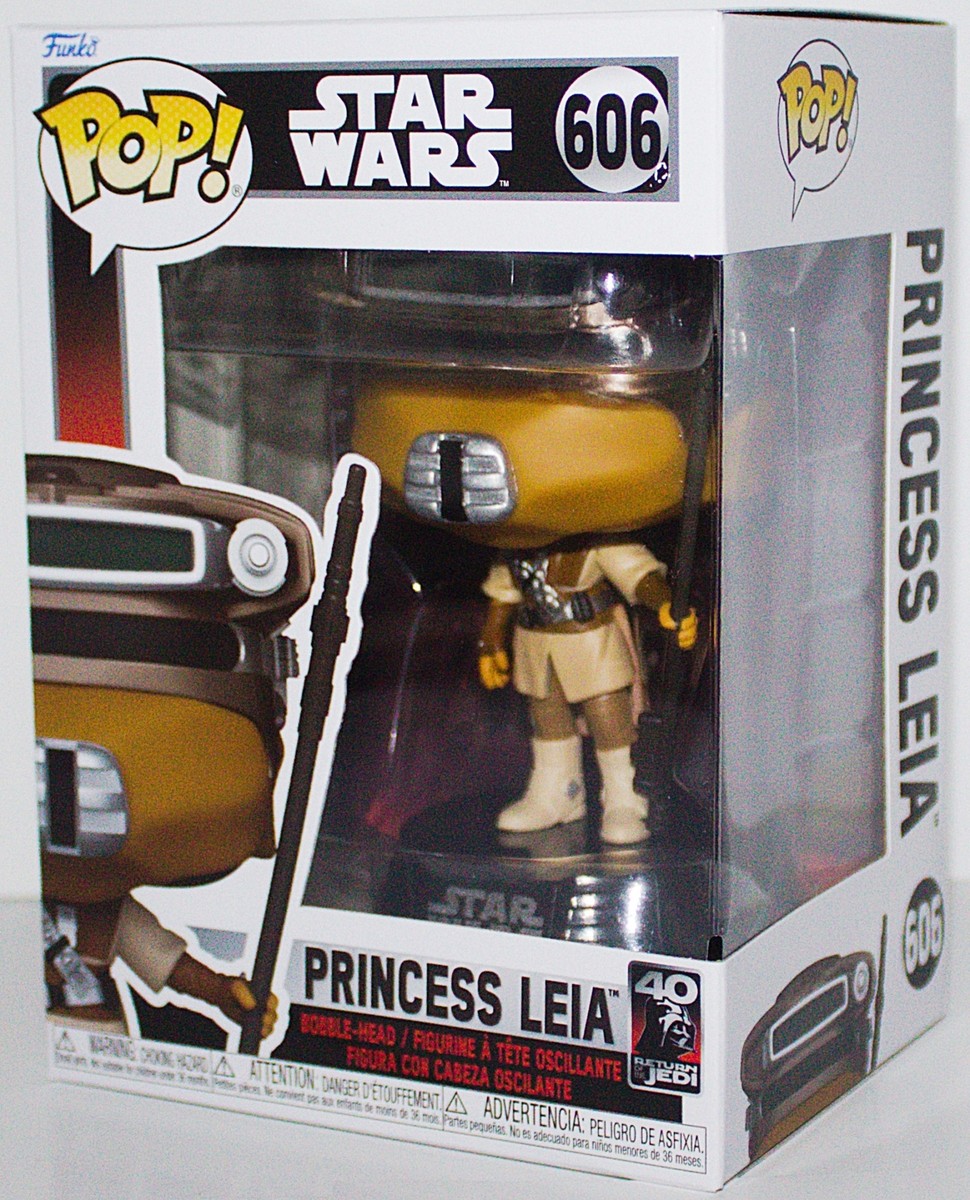 Star Wars ROTJ 40th Leia as a Boushh Vinyl POP Figure Toy #606