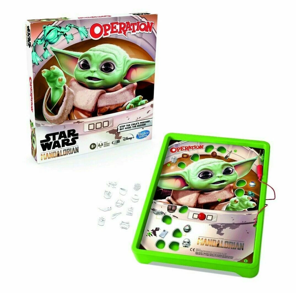 Star Wars Mandalorianer Operation Hasbro Brandneu Brettspiel Im Kinder Baby Yoda - Bild 1 von 3