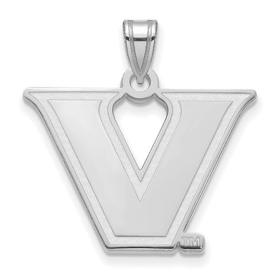 10k White Gold LogoArt Vanderbilt University Large Pendant 1W002VAU