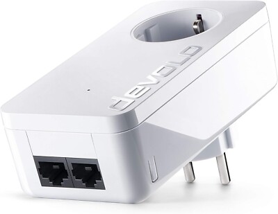 Devolo dLAN 1000 duo+ Gigabit 1000 Mbps Powerline Netzwerk Adapter - 2 LAN-Ports