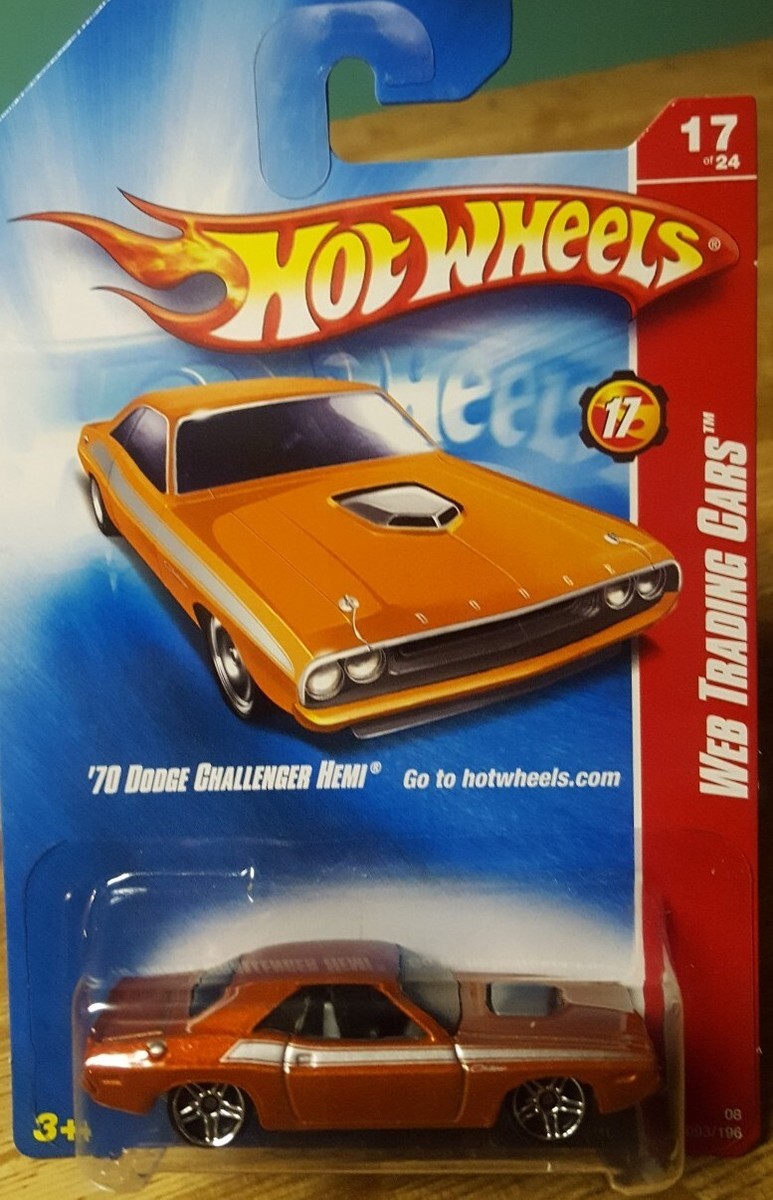 Hot wheels '70 Dodge Challenger Hemi 1:64 Scale Orange New 2008 | eBay